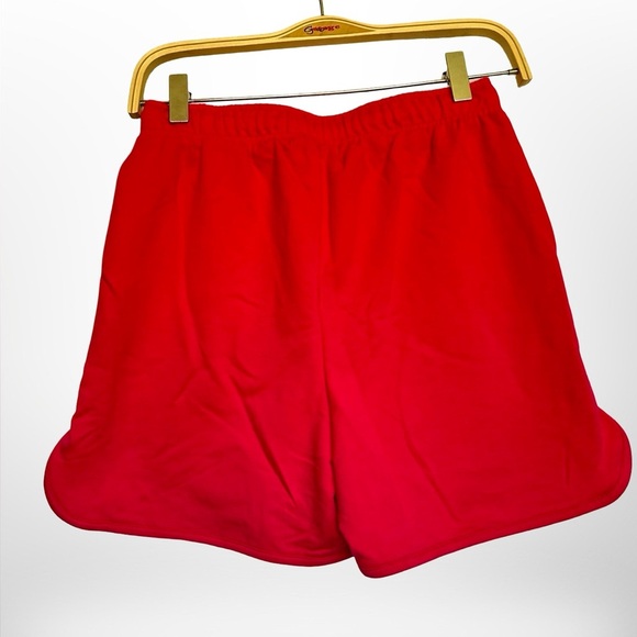 Three Dots Terry Shorts Drawstring Cotton Pink Shorts - Picture 8 of 8